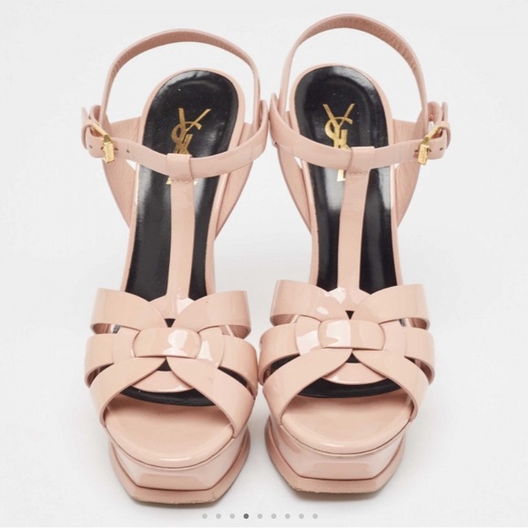 ⭐️💎⭐️HP x 2 ❤️Best in Shoes 11/18/24💎Authentic🆕 NWOB- YSL Tribute Sandals - Picture 2 of 13